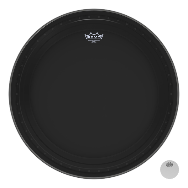 Remo 22'' Ebony Powerstroke Pro Bass Drum